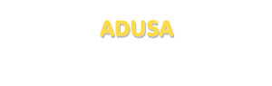 Der Vorname Adusa