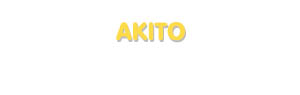 Der Vorname Akito