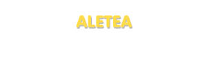 Der Vorname Aletea