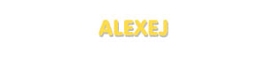 Der Vorname Alexej