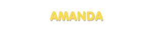 Der Vorname Amanda