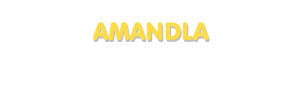 Der Vorname Amandla