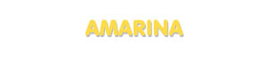 Der Vorname Amarina
