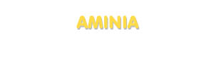 Der Vorname Aminia