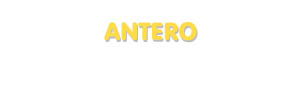 Der Vorname Antero