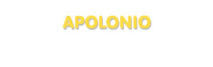 Der Vorname Apolonio