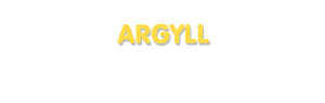 Der Vorname Argyll