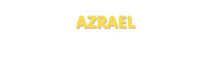 Der Vorname Azrael