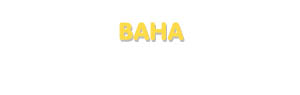Der Vorname Baha