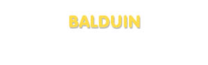 Der Vorname Balduin