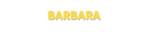 Der Vorname Barbara