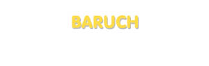 Der Vorname Baruch