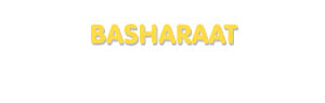 Der Vorname Basharaat
