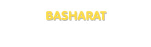Der Vorname Basharat