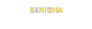 Der Vorname Benigna