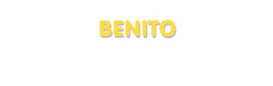 Der Vorname Benito