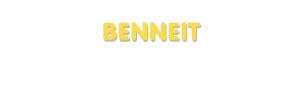 Der Vorname Benneit