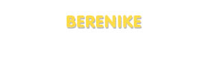 Der Vorname Berenike