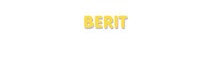 Der Vorname Berit