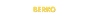 Der Vorname Berko
