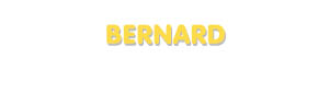 Der Vorname Bernard