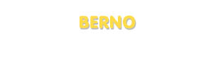 Der Vorname Berno
