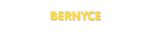 Der Vorname Bernyce