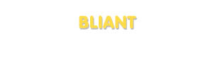 Der Vorname Bliant