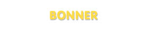Der Vorname Bonner