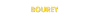 Der Vorname Bourey