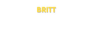 Der Vorname Britt