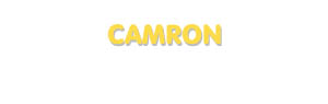 Der Vorname Camron