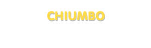 Der Vorname Chiumbo