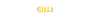 Der Vorname Cilli