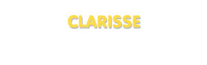 Der Vorname Clarisse