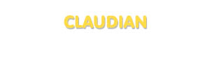 Der Vorname Claudian