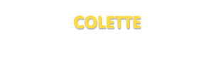 Der Vorname Colette