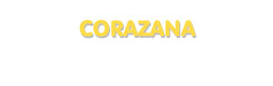 Der Vorname Corazana