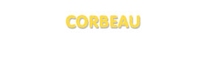 Der Vorname Corbeau