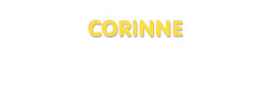 Der Vorname Corinne