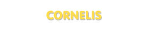 Der Vorname Cornelis