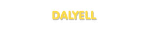 Der Vorname Dalyell