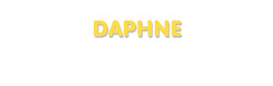 Der Vorname Daphne