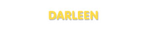 Der Vorname Darleen