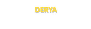 Der Vorname Derya