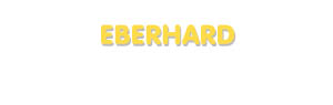 Der Vorname Eberhard