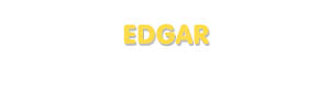 Der Vorname Edgar