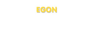 Der Vorname Egon