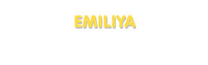 Der Vorname Emiliya