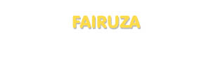 Der Vorname Fairuza